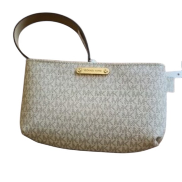 Michael KORS Logo Belt Bag Fanny Pack NWT Gold Tone L/XL (072) - Picture 1 of 2